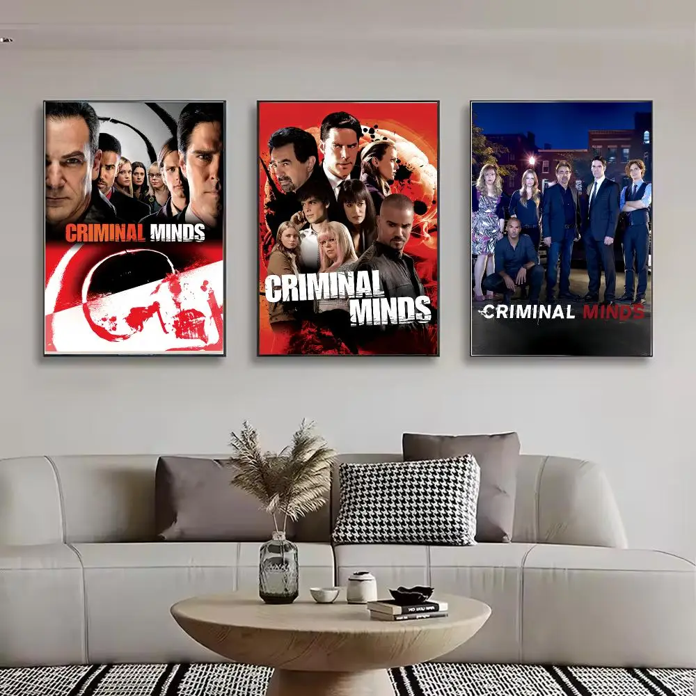 TV Series Criminal Minds TV Series Painting Calligraphy Canvas Poster Wall Art for Bedroom Living Room Home Decor Gift
