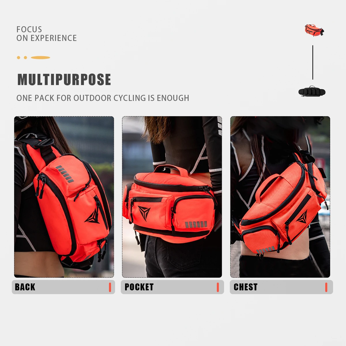 Motorrad Hüft tasche Outdoor Sport Gürtel Hüft bum Taschen wasserdichte Motorrad taktische Reise Handy Geldbörse Gürtel tasche – Detail 12