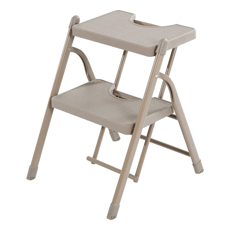 

Collapsible Telescoping Ladder, Anti-Slip Step Stool, Multi-Purpose A-Frame Stepladder, Kitchen Cabinet Climbing Ladder