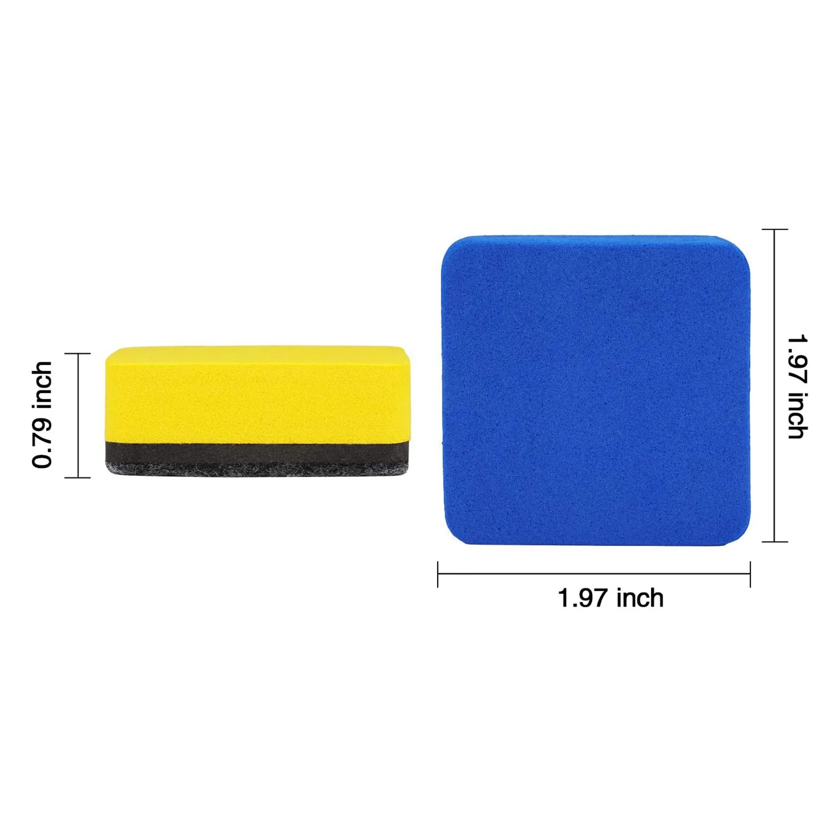 30ชิ้นยางลบไวท์บอร์ดล้างทำความสะอาดและนำมาใช้ใหม่ได้ยางลบกระดานไวท์บอร์ดแม่เหล็กสำหรับทำความสะอาดปากกาลบได้