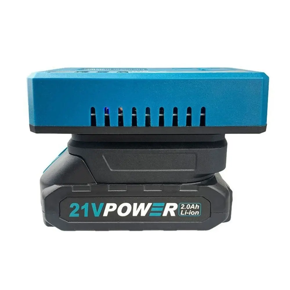 120W Lithium Battery Inverter 3 USB Ports DC 21V To 220V Power Converter Transformer High Power Smart Battery Inverter