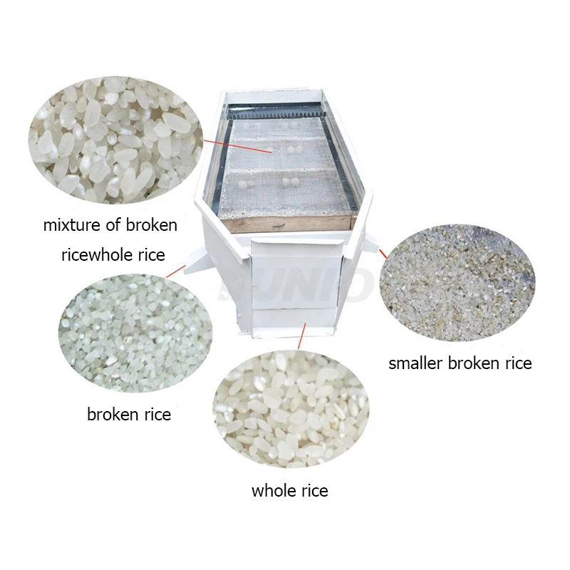 Best Selling Separating Sieve Broken Rice Grading Grain Vibration Screen