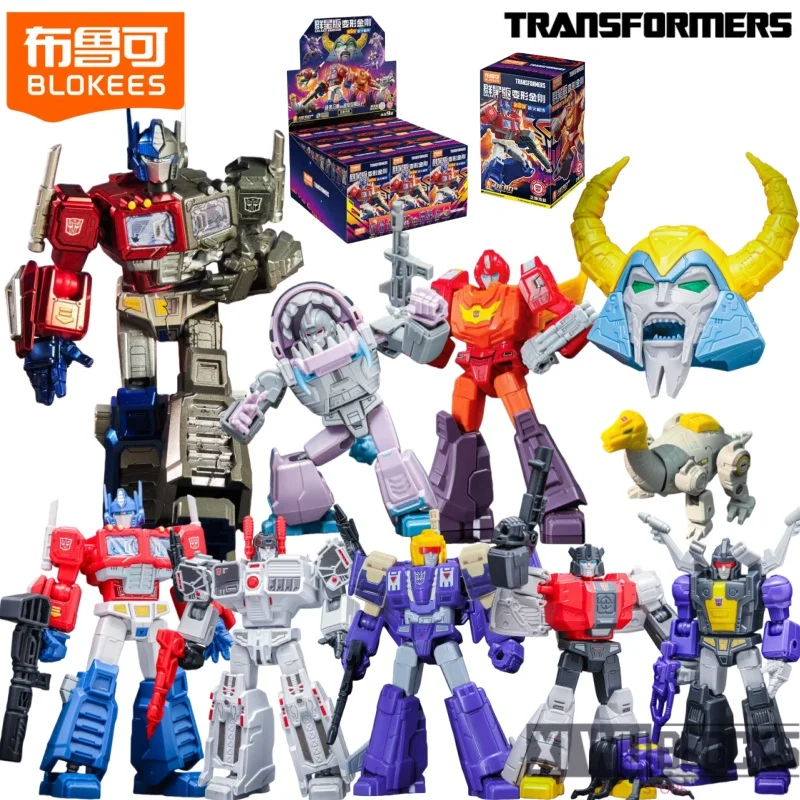 BLOKEES Transformers Star Edition 8 ensamblar bloques de construcción UNICRON HEAD Optimus Prime Metroplex modelo móvil juguete para regalo