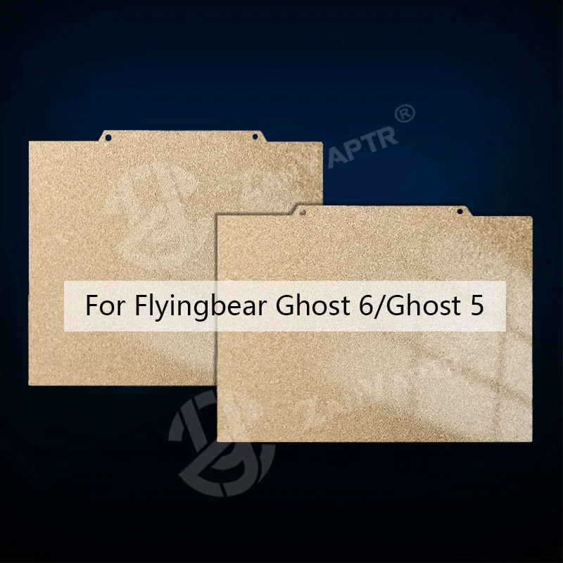 For Flyingbear Ghost 5 Ghost 6 Hotbed Double Sides PEI Build Plate Magnetic Base PEI Sheet Carbon Fiber 3D Printer Parts