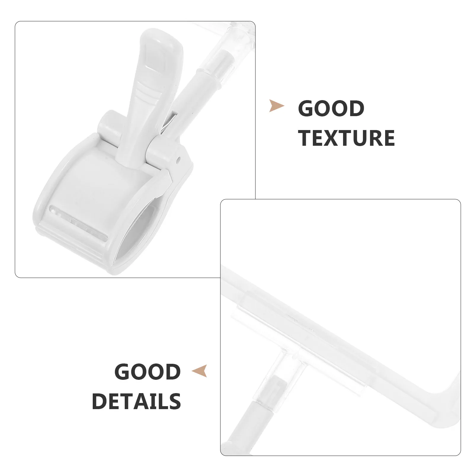 15Set Double Sided Supermarket Tag Holders Rotating Clip Display Clips for Retail Sale Signs Shop Label Clothes Tags