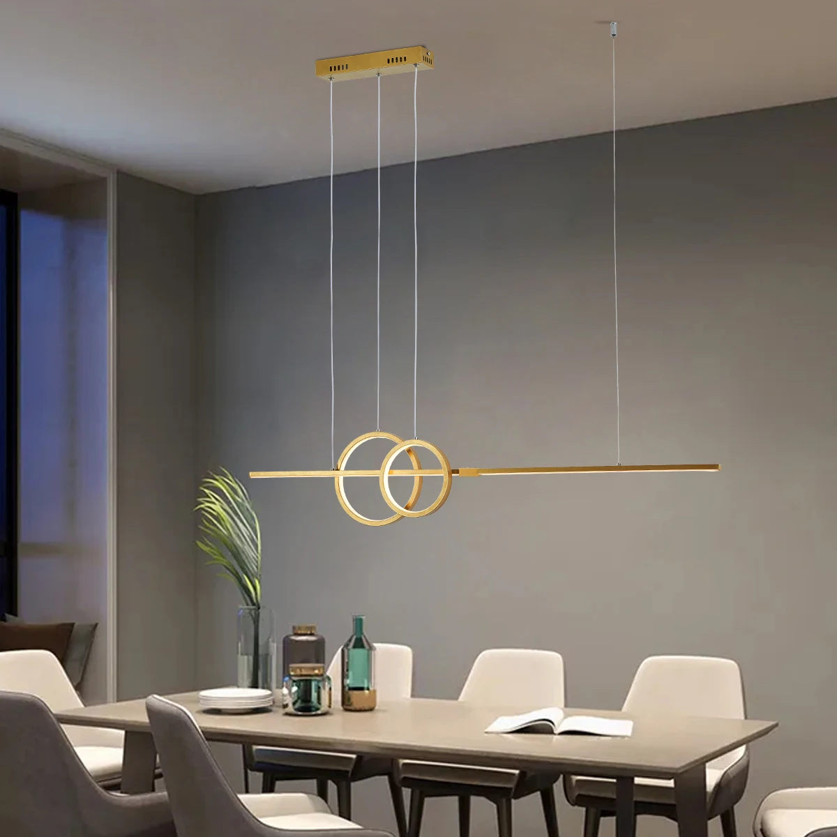 Nordic LED Pendant Lights para cozinha e sala de jantar, Lâmpadas suspensas simples, Luminária interior, Decoração do quarto