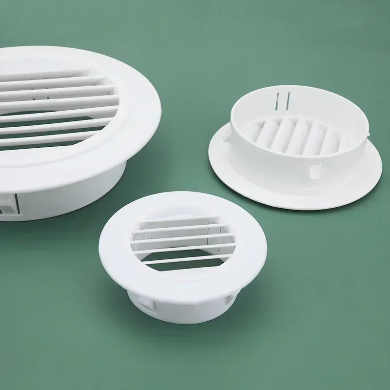 Air Conditioning Hole Cover Dust Plug Round Wall Decorative Cap Air Ventilation Grille Systems Kitchen Bathroom Accessories