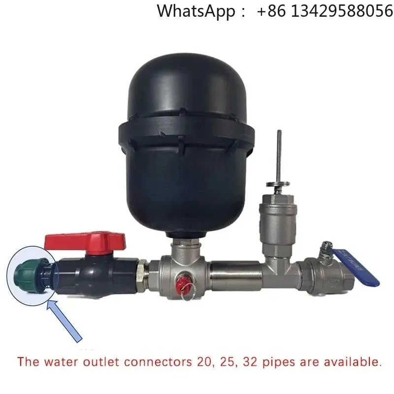1-Inch Stainless Steel Pump Body Gun Type Water Hammer Pump Kit Send Interface Single And Double Valve