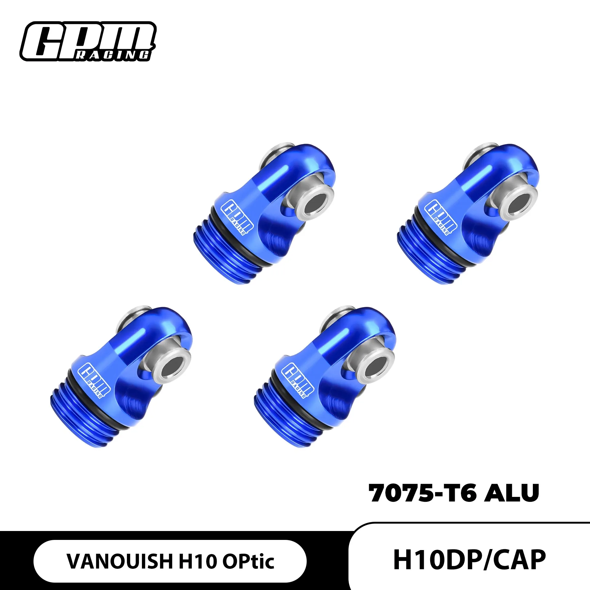 

VANOUISH 1/10 H10 OPtic four-wheel drive off-road vehicle aluminum alloy 7075-T6 shock absorber cover (complete set)