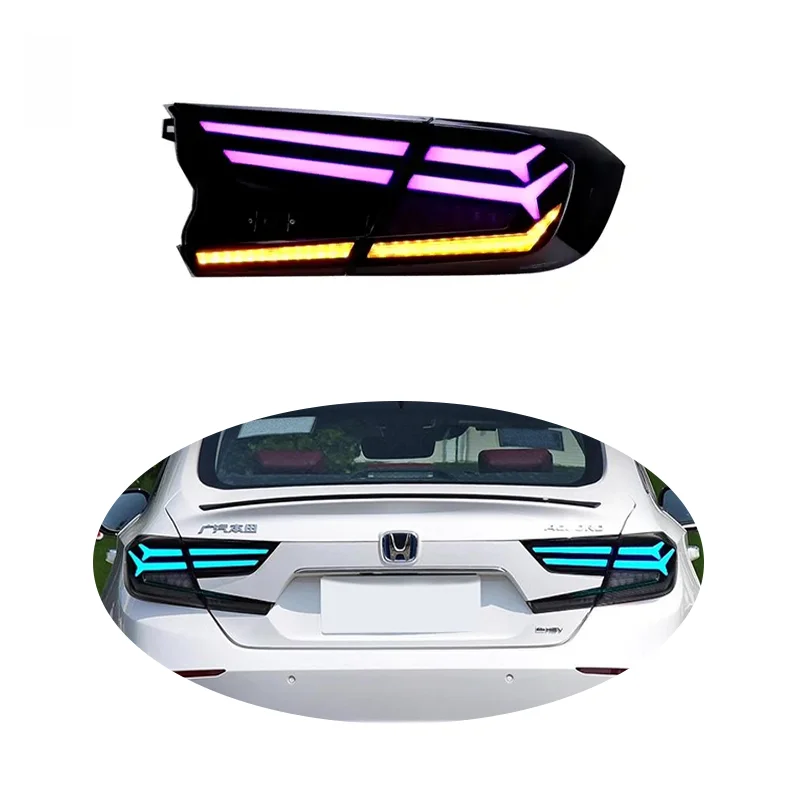 

Dk Motion Fashion Design RGB Tail Light For Honda Accord 2018 2019 2020 2021 Multi-color Tail Lamp