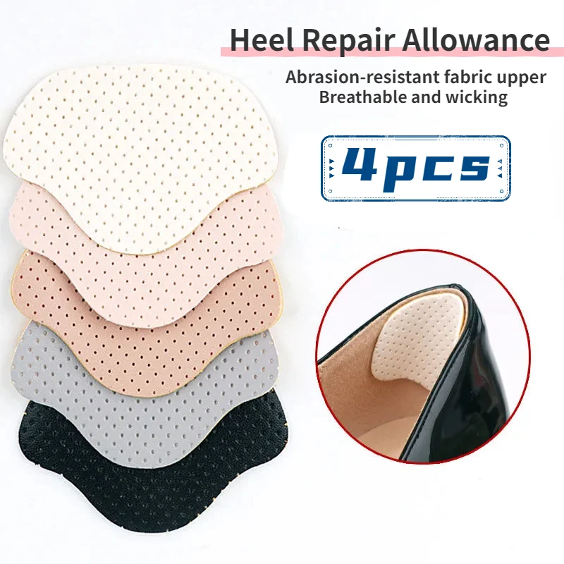 Inserções Anti-Wear para Sneakers Palmilhas, Heel Repair Patch, Sticky Shoes Hole, Heel Pads, Heel Protector, Foot Care, Inserções Anti-Wear, 4 pcs