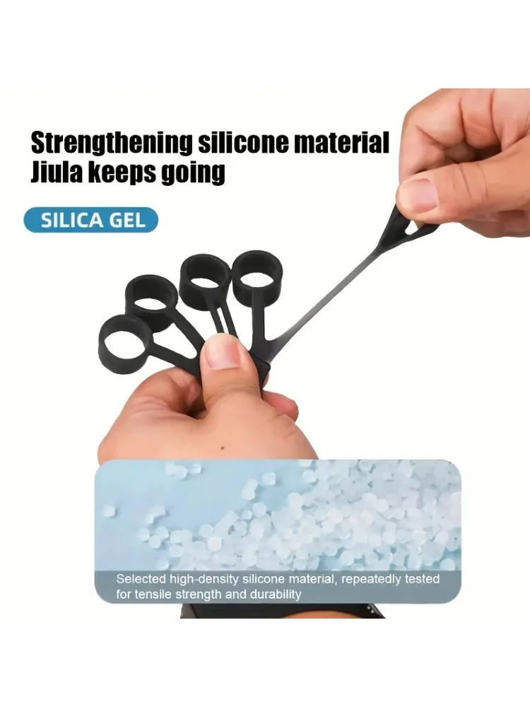 Nouvel entraîneur de doigts en Silicone, civière de poignet à 5 doigts, récupération de force des doigts, entraîneur de Flexion et d'extension de veines