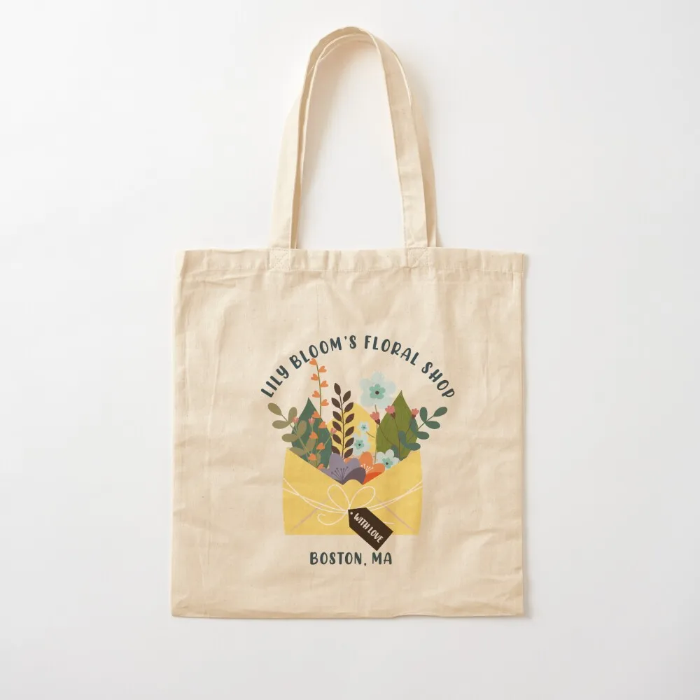 lily blooms floral shop - it ends with us {colleen hoover} Tote Bag custom tote bag Shopping bags Canvas Tote Bag