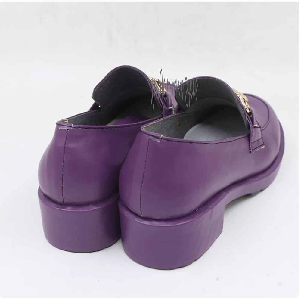 Higashikata Josuke Cosplay chaussures femmes hommes Cos Porple Anime chaussures ------   personnalisé