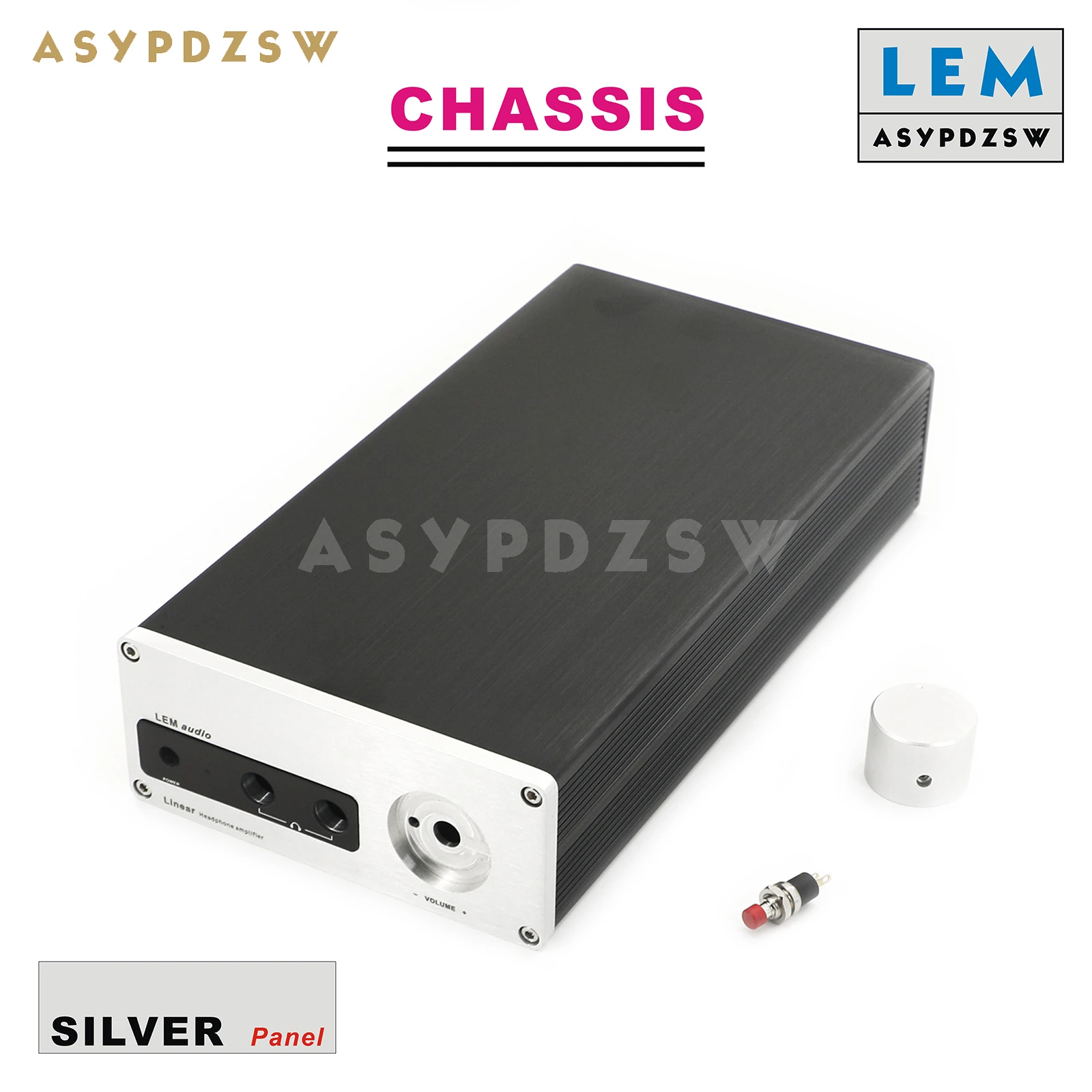 ASYPDZSW LEM Full aluminum chassis AS-LEM Headphone amplifier enclosure For Lehmann box