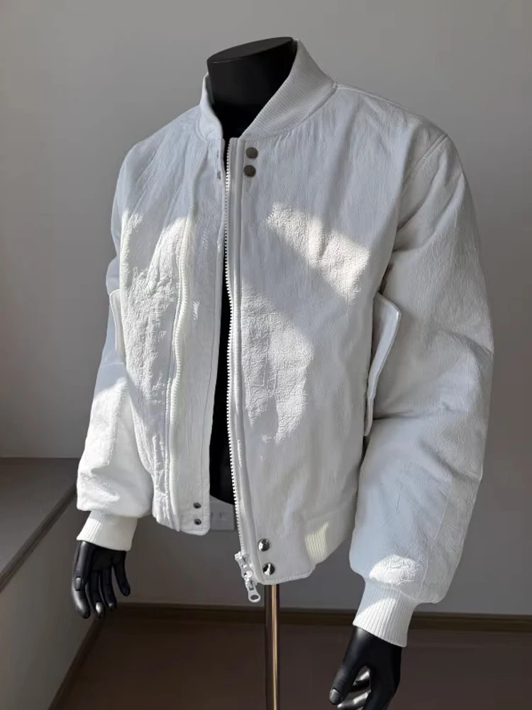 

Men's Thiened Winter Baseball Jaet Cotton Coat with Fur Inner Liner Pilot Jaet Workwear Cotton Padded Coat