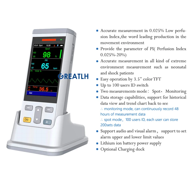 portable handheld vital sign monitoring Veterinary Portable  Monitor Monitoring Equipment