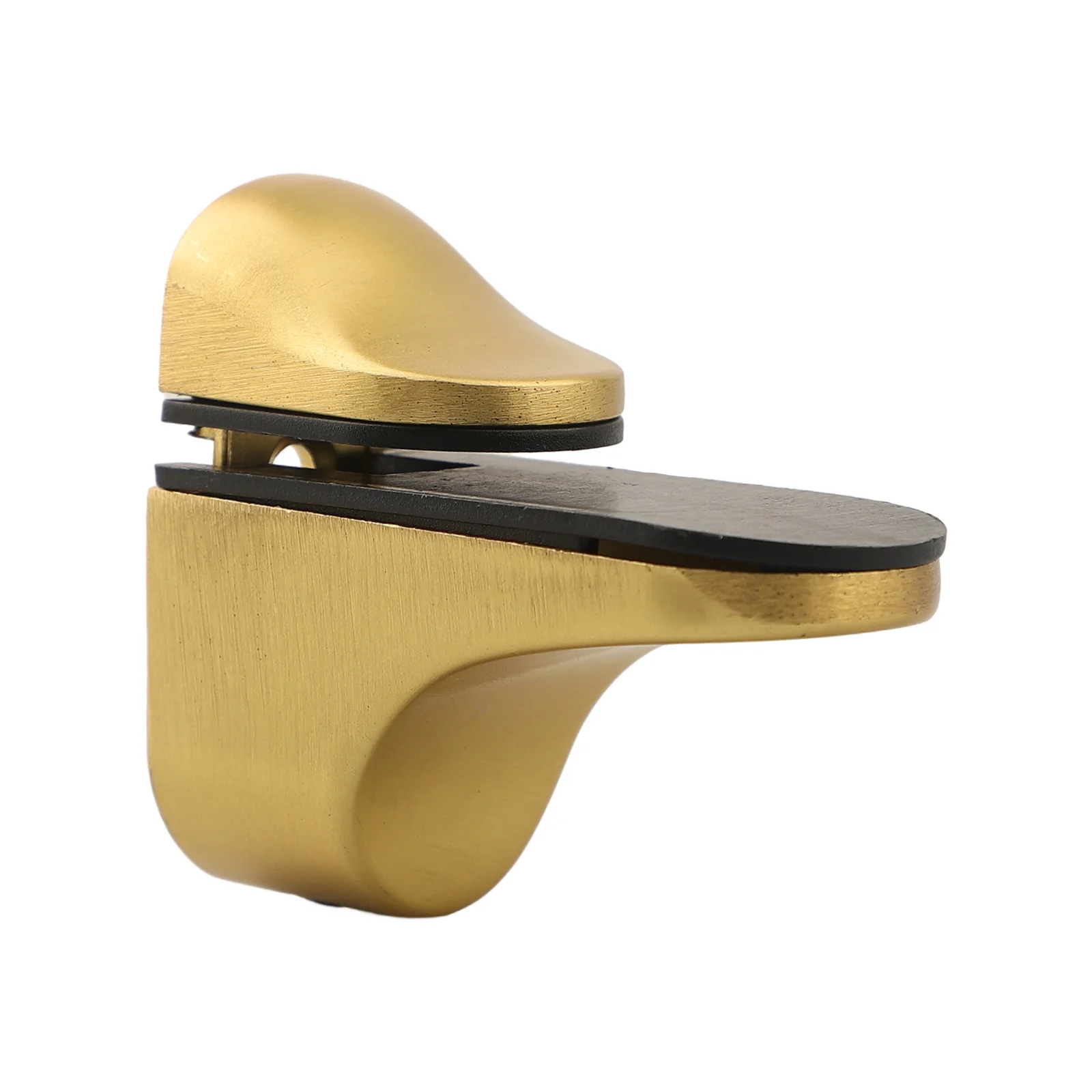 Glass Shelf Bracket 1PCS Wall Mounted Zinc Alloy Adjustable Support for Glass Thickness 3mm 22mm Suitable for Various Shelves