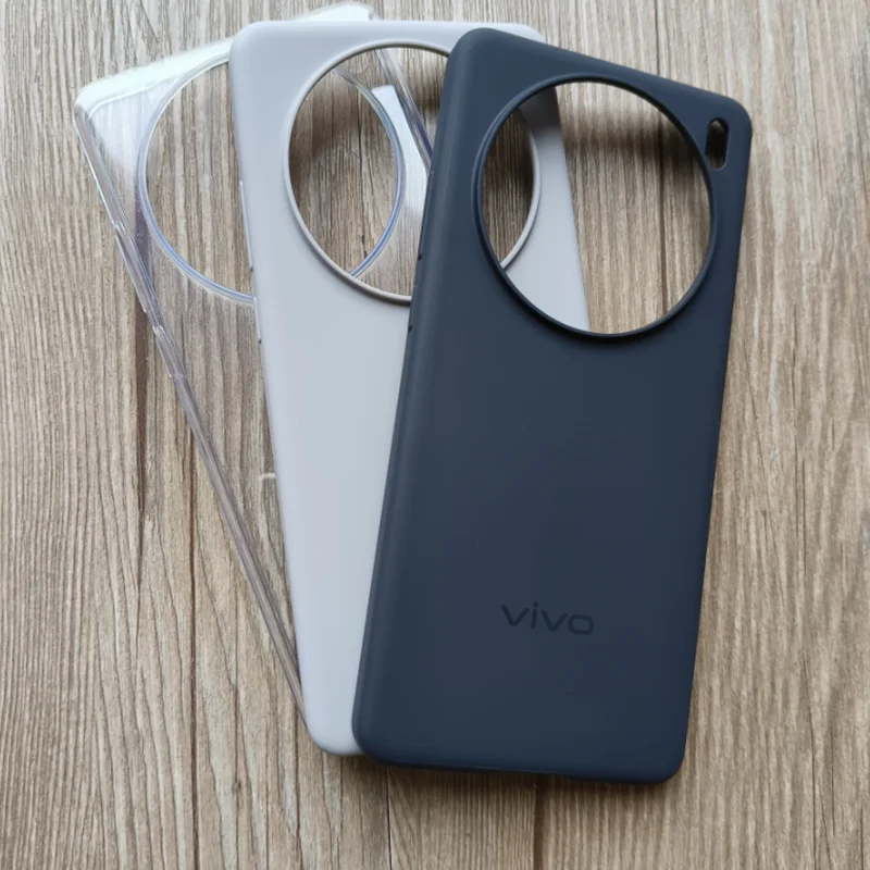 Original Case For Vivo X100s/X100s Pro Rubber Ultra Thin Slim Soft Shockproof Matte Luxury Clear Skin Back Cover Protector