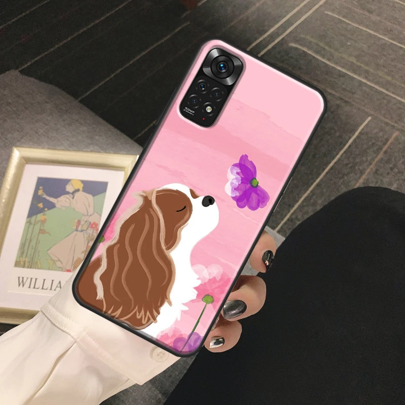 Cavalier King Charles Spaniel Dog Case For Redmi Note 12 Pro 8 9 10 11 Pro Note 12S 11S 10S 9S 8T Redmi 12C 10C 10A 9C Cover