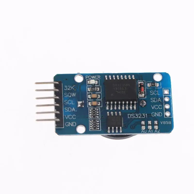 1Pcs Timer Memory Module DS3231 AT24C32 IIC RTC Module With Battery Clock Replace DS1307 I2C RTC Board For Raspberry Pi