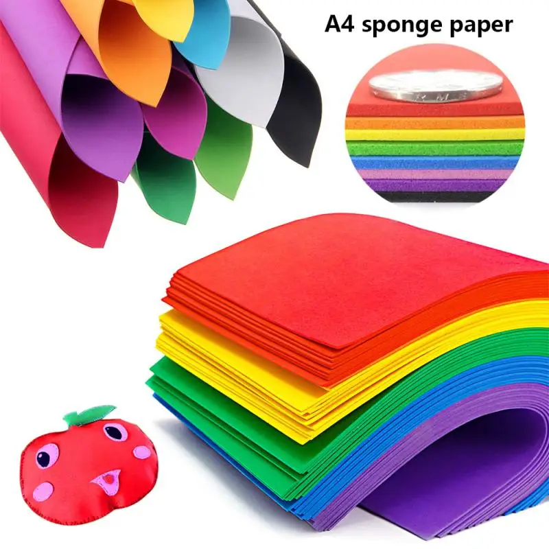 5–10 Stück Dicke 2 mm A4-Schaumstoffplatten in 13 Farben für Bastelprojekte, Klassenzimmer, DIY-Projekte, Back to School Supplies Art Clas – Detail 1