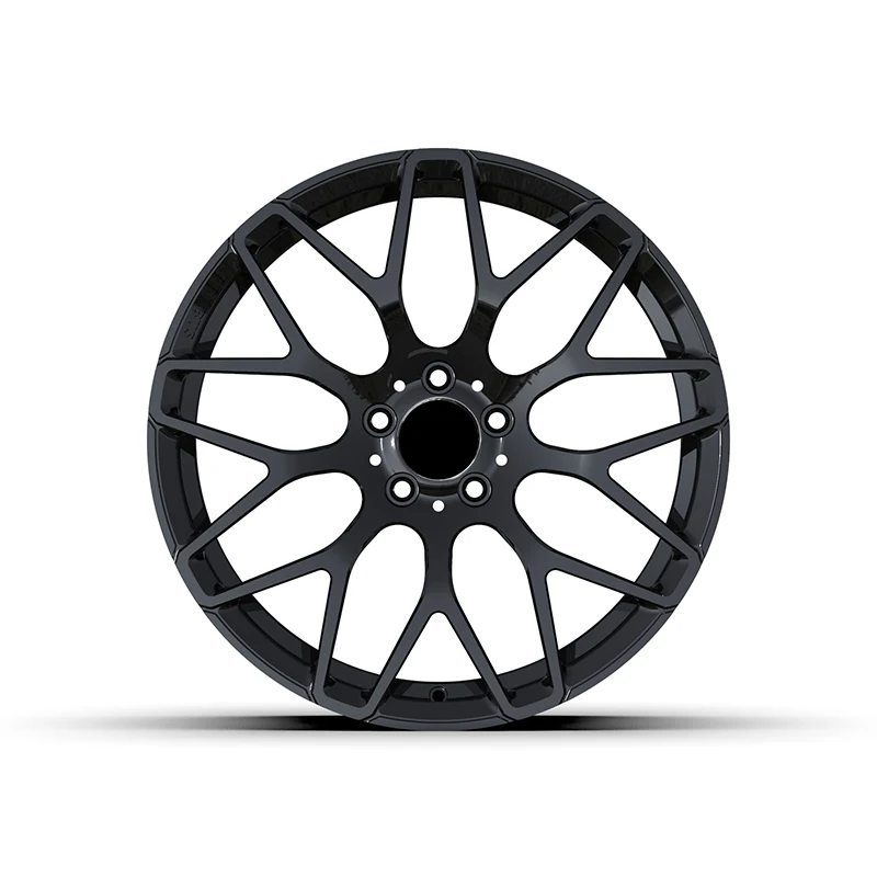 Gloss Black Car Wheels Rim Aluminum Alloy Custom Design 18-22 Inch for Mercedes Aluminium Alloy 40mm Gls Multi Spoke 130mm,112mm