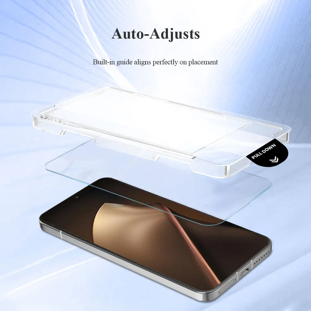 Lereach für Xiaomi 17T Pro 17 T 15T Pro Mi 14T Pro Gehärtetes Glas Schutzfolie Staubfreies Ausrichtungssystem Auto-Saugung 0,3mm – Detail 3