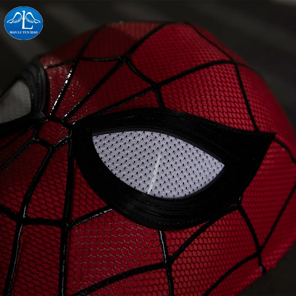 2024 Iron Spider Mask Movie Supereroe Gioco di ruolo Copricapo Puntelli Peter Parker Maschera Halloween Cosplay Regalo per adulti