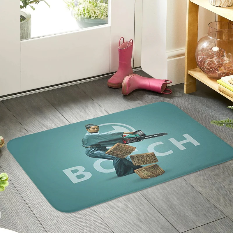 Carpet Entrance of House T-Boschs Non-slip Foot Mat Bathroom Living Room Rug Slip-resistant Home Decor Items Custom Doormat