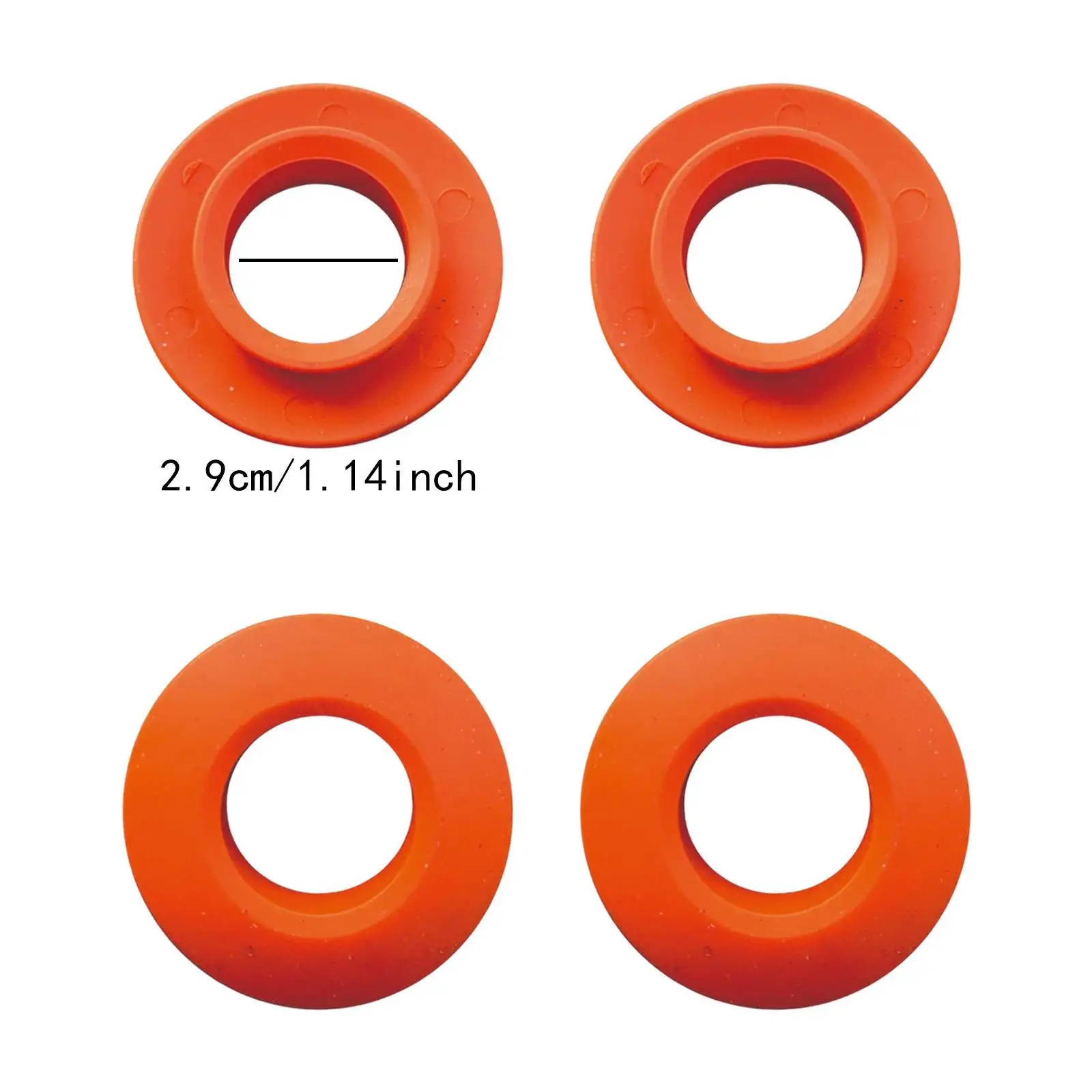 4x Kayak Paddle Drip Rings Paddle Protection Easy Installation Practical PVC Kayak Oar Drip Rings Splash Guards for Boating