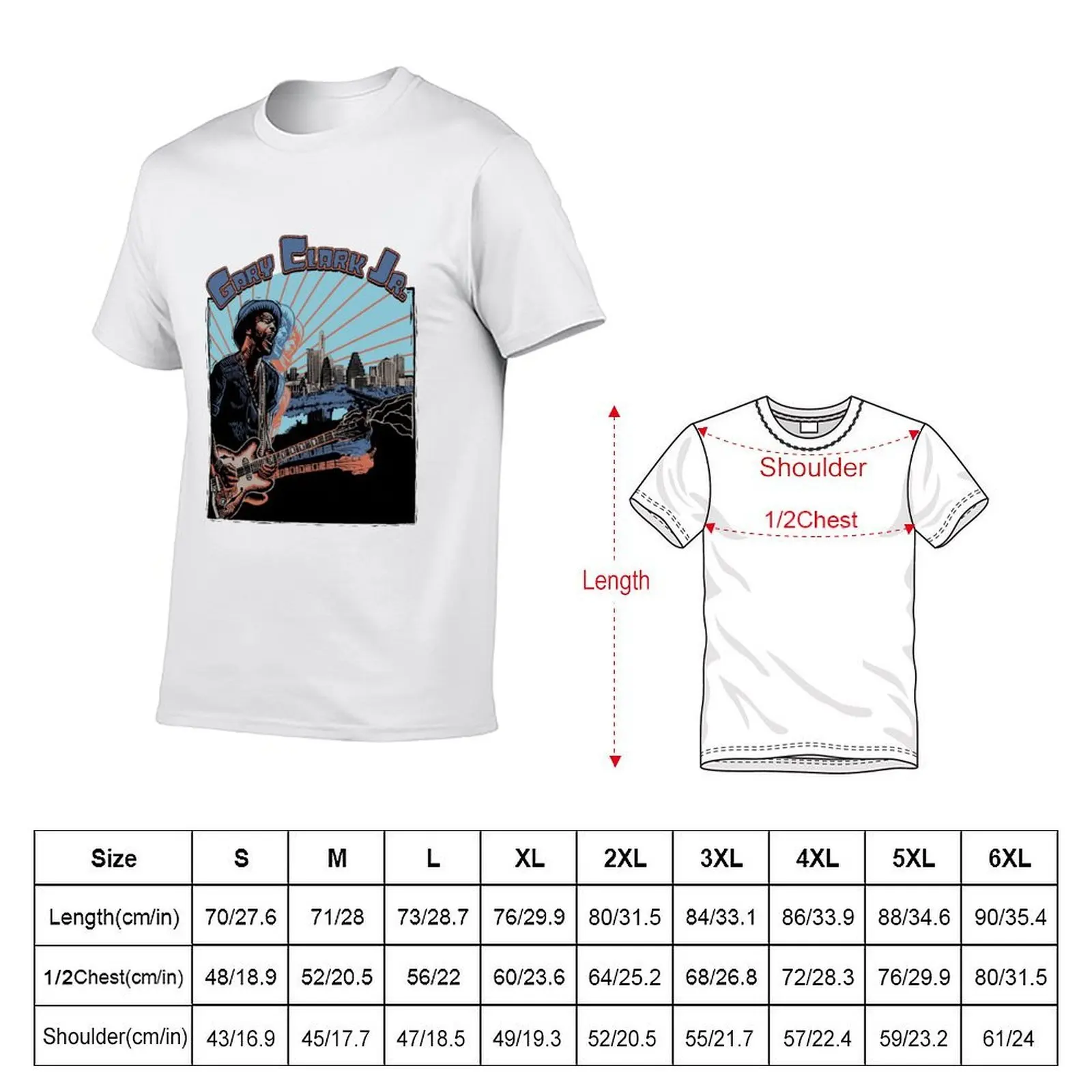 Gary Clark T-Shirt anime t shirts for man man tshirt cotton t shirt man T-shirt