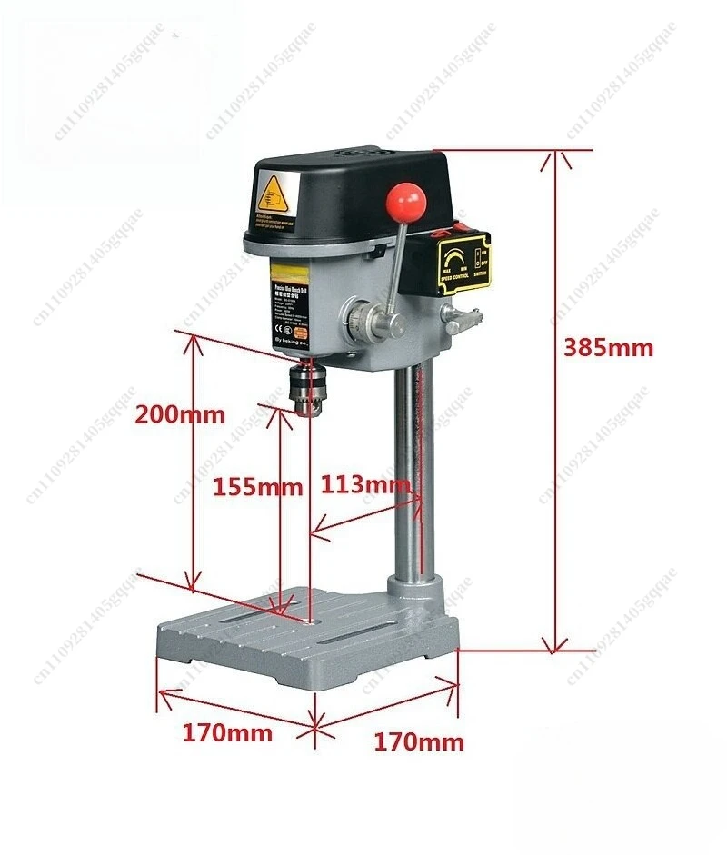220V Industriebohrmaschine, Fräsmaschine, Mikro-Tischbohrmaschine, Tischbohrmaschine zum Bohren – Detail 2