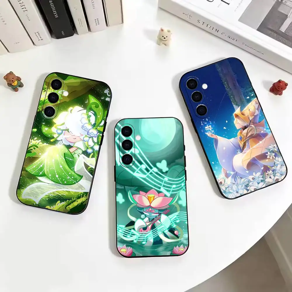 C-Cookie Run K-Kingdom Game  Phone Case For Samsung Galaxy A73, A72,A70,A53,A52,A51,Soft Silicone Black Cover