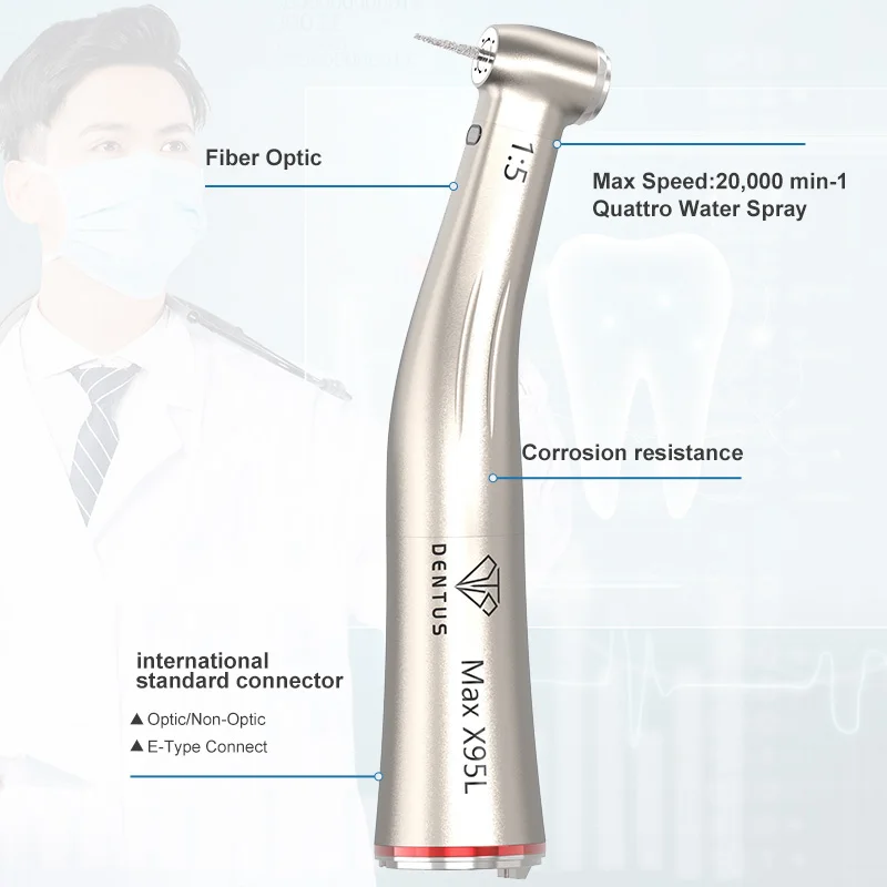 Factory direct custom version undertake the design independent research development Max X95L fiber optic Den tal handpiece