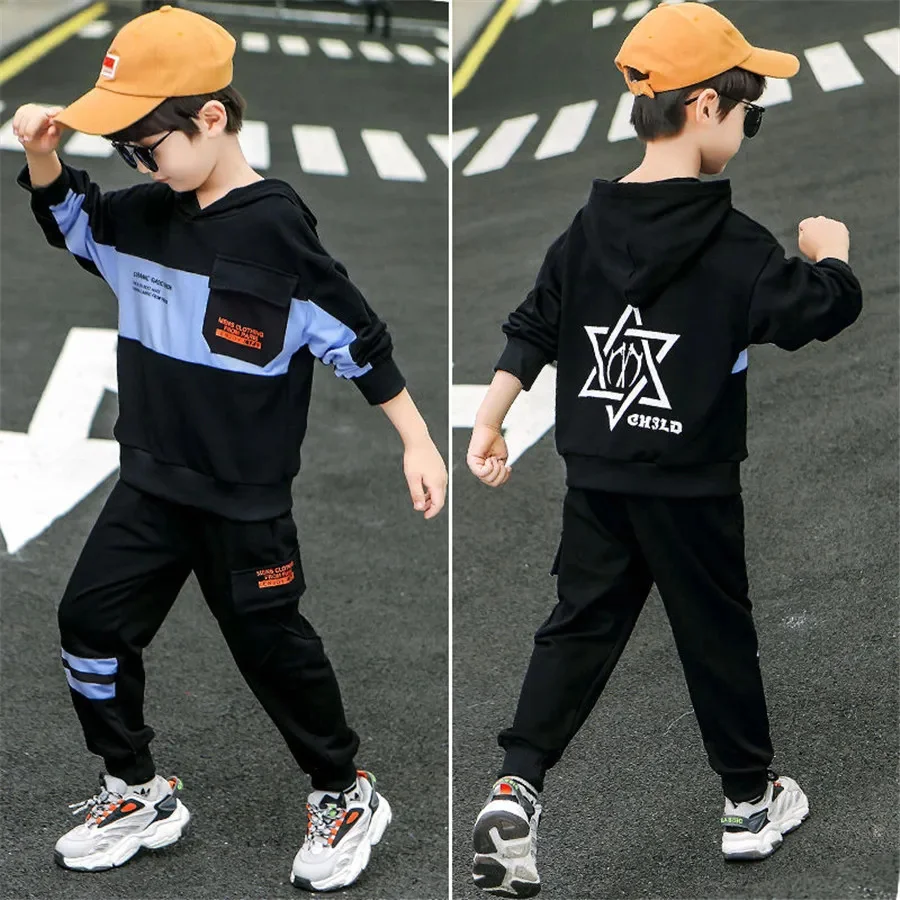 

Новый комплект одежды для мальчиков, спортивный костюм, Детские повседневные спортивные костюмы для девочек, толстовка, куртка, штаны, детский костюм для бега