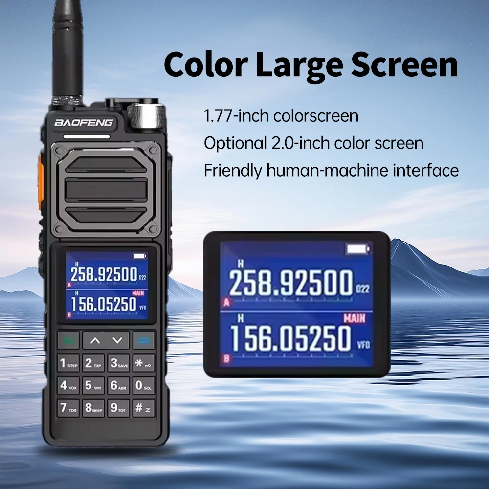 1PC Baofeng UV-25M Two Way Radio 10W Walkie Talky Long Range Type-C Charging AM FM NOAA Transmitter Handheld Wireless Woki Toki