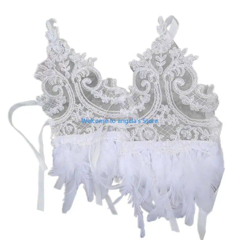 X4YC Breathable Gloves With Shimmering And Lace Patterns