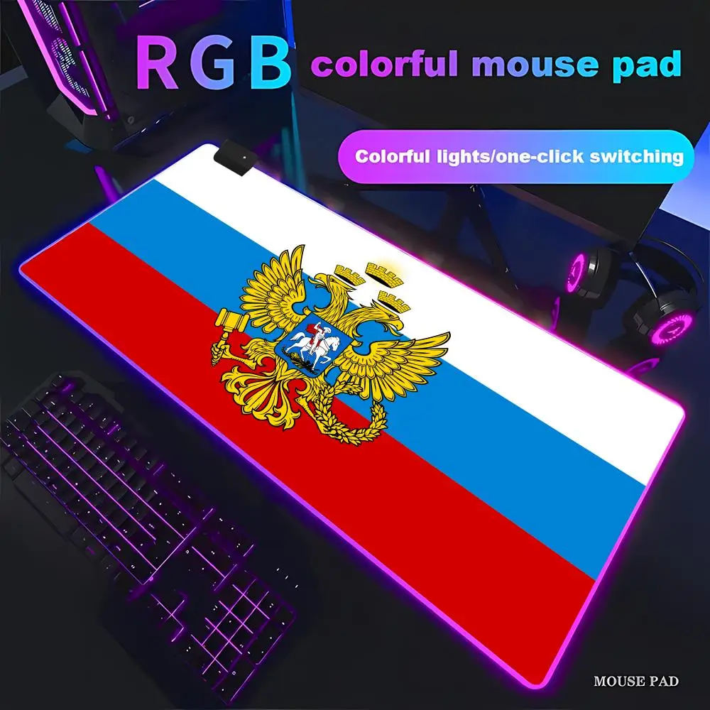 

HYBXAXC Vintage Heraldic Pattern Mouse Pad Non-Slip Mat for Office & Gaming Unique Decor RGB Pad HD Gamer Large LED Light XXL PC