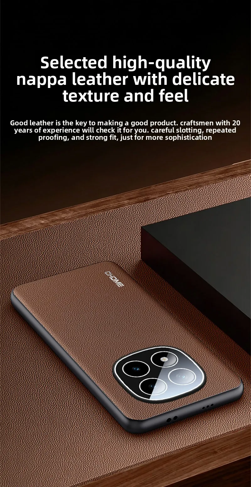 Handyhülle für Xiaomi Redmi Note 14 13 Pro Plus 5G Coque Leder Silikon Weich für Redmi Note 15 Pro+ Kameraschutz-Cover – Detail 3