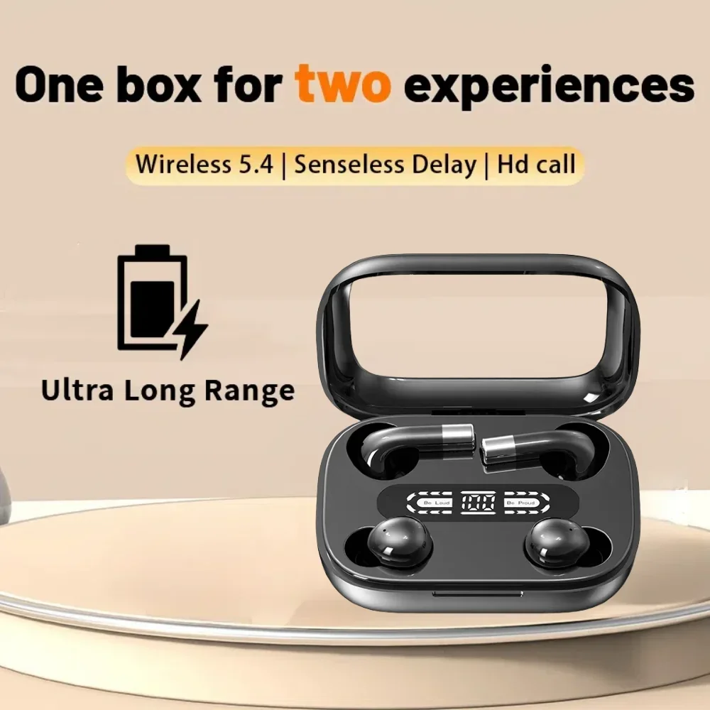 Auriculares invisibles para dormir, audífonos intrauditivos inalámbricos con Bluetooth, impermeables IPX5, con micrófono, HIFI, para música