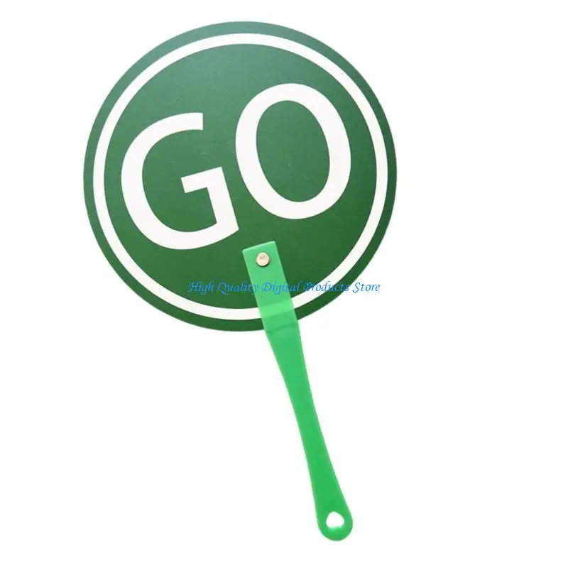 U2JE 휴대용 플라스틱 더블 사이드 GO/STAOP 부호가있는 교실 교실 교육 보조 조기 학습 참여를위한