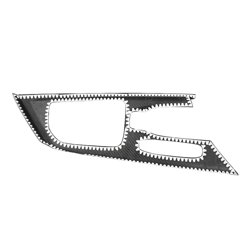 لسيارة شيفروليه كورفيت C8 ألياف الكربون الجافة الحقيقية 2020-2023 ملصق لوحة تروس لوحدة التحكم المركزية الداخلية للديكور