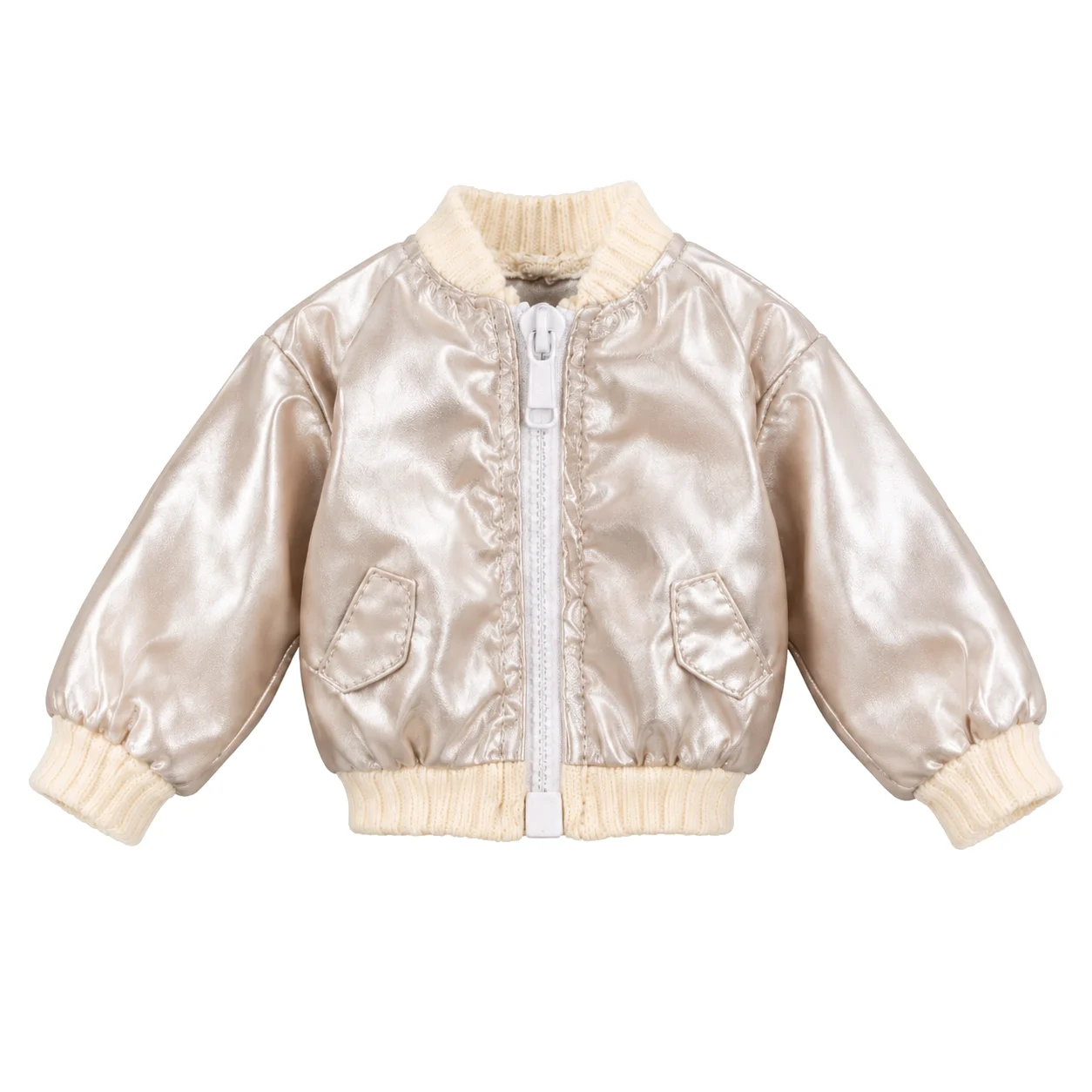 1/12 Scale Doll Clothes Holographic Laser Motorcycle Jacket for OB11 Mecha Girl GSC Nendoroid Action Figures Bomber Coat