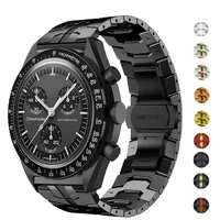 Stainless Steel Strap For Omega X Swatch Joint MoonSwatch Metal Business Bracelet For Amazfit GTS 2 3 4 2/4mini GTS 2e Wristband
