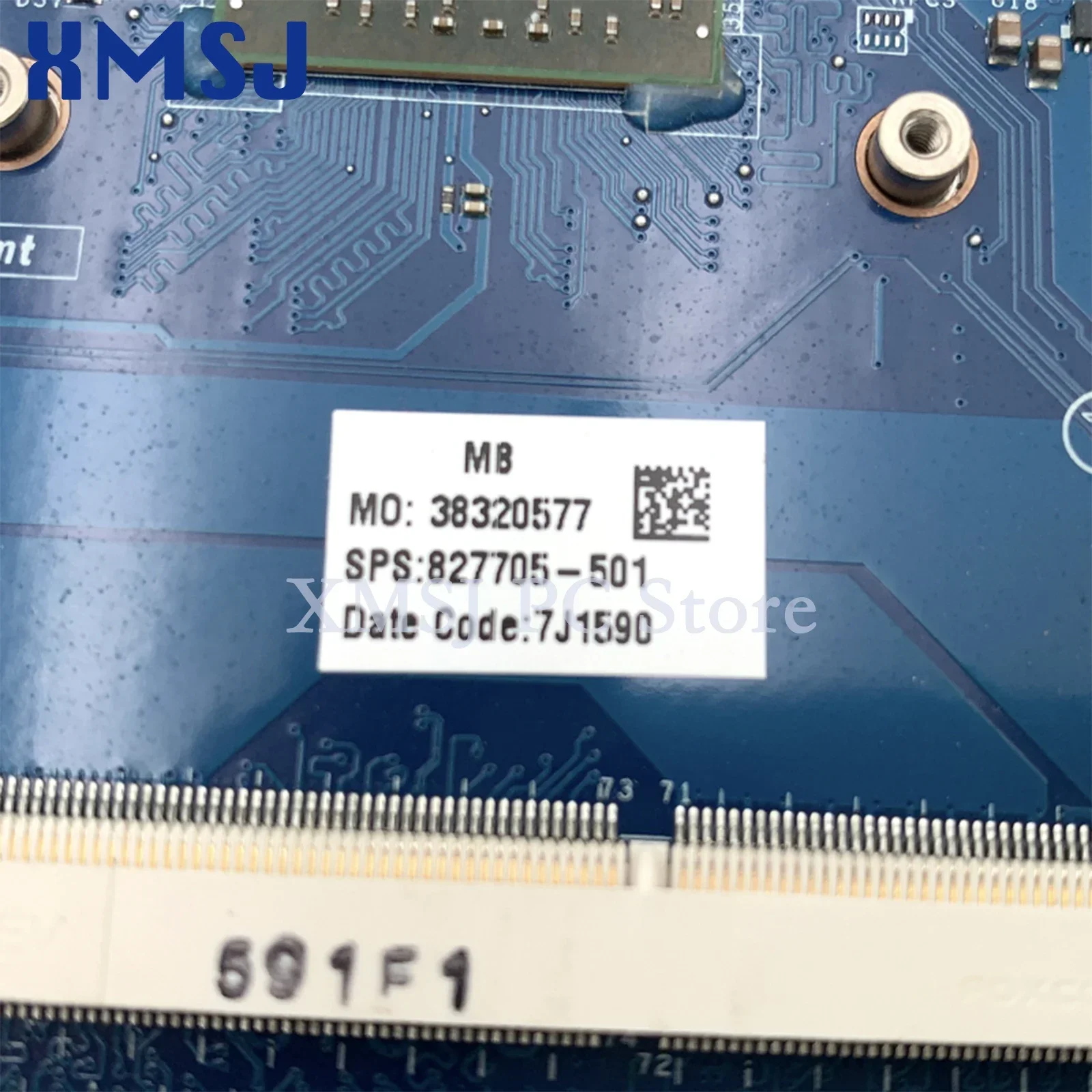 XMSJ A6-5200 CPU 노트북 마더보드, HP 15-AF 15-AF 15-AF 131DX 시리즈용, 827705-601 827705-501 827705-001 LA-C781P 메인보드