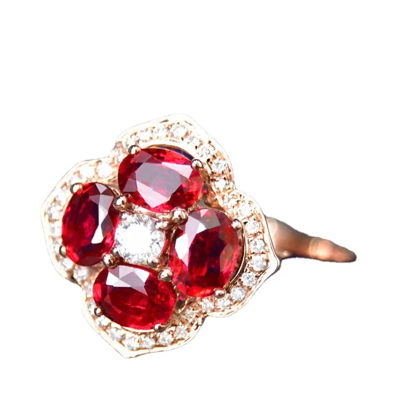 Factory Direct S925 Sterling Silver Floral Ring Perfect Women s Day Present Premium Fine Silver Jewelry for Her