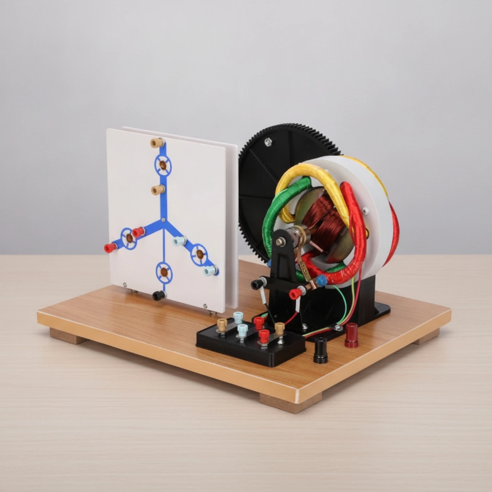 Three-Phase AC and DC Generator Model Educational AC/DC Generator Teaching Instrument Physical Teaching Model Manual Scientific