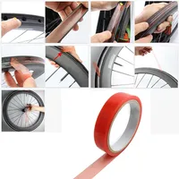 Cycling Adhesive Double Sided Tape Fixing MTB Seal Patch Fixed Gear Bicycle Bike Carbon Tubular Tires Tool Useful