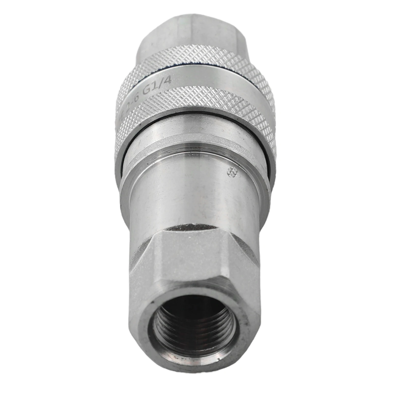 Hydraulic Quick Connectors in Carbon Steel 1 Set of G1/4 Female Pipe Fittings for Various Hydraulic Applications